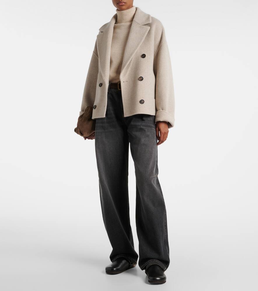 Brunello Cucinelli Monili shearling-lined leather clogs