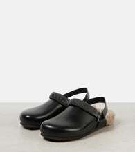 Brunello Cucinelli Monili shearling-lined leather clogs