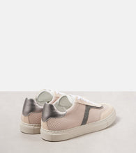 Brunello Cucinelli Monili suede and mesh sneakers