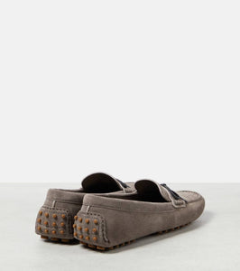 Brunello Cucinelli Monili suede driving shoes