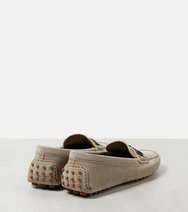 Brunello Cucinelli Monili suede driving shoes