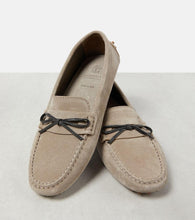 Brunello Cucinelli Monili suede driving shoes