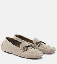 Brunello Cucinelli Monili suede driving shoes