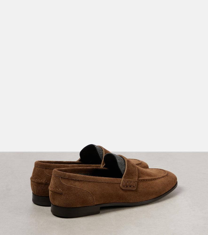 Brunello Cucinelli Monili suede loafers