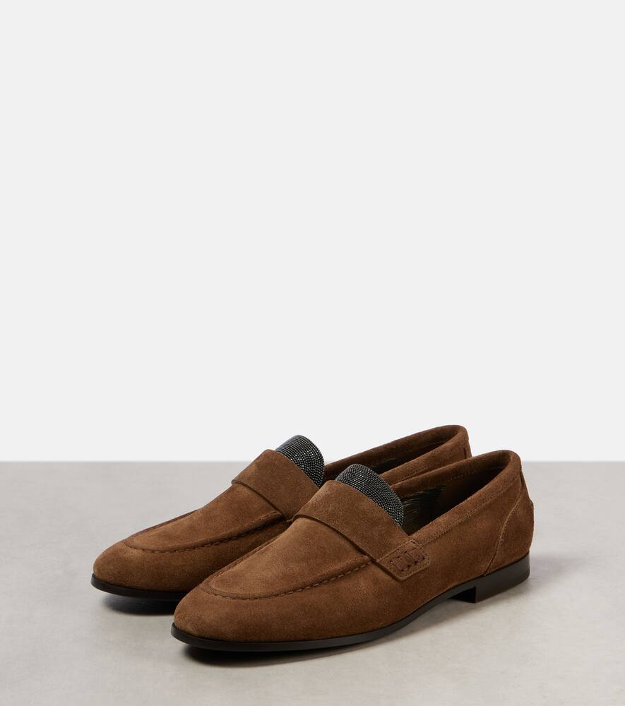 Brunello Cucinelli Monili suede loafers