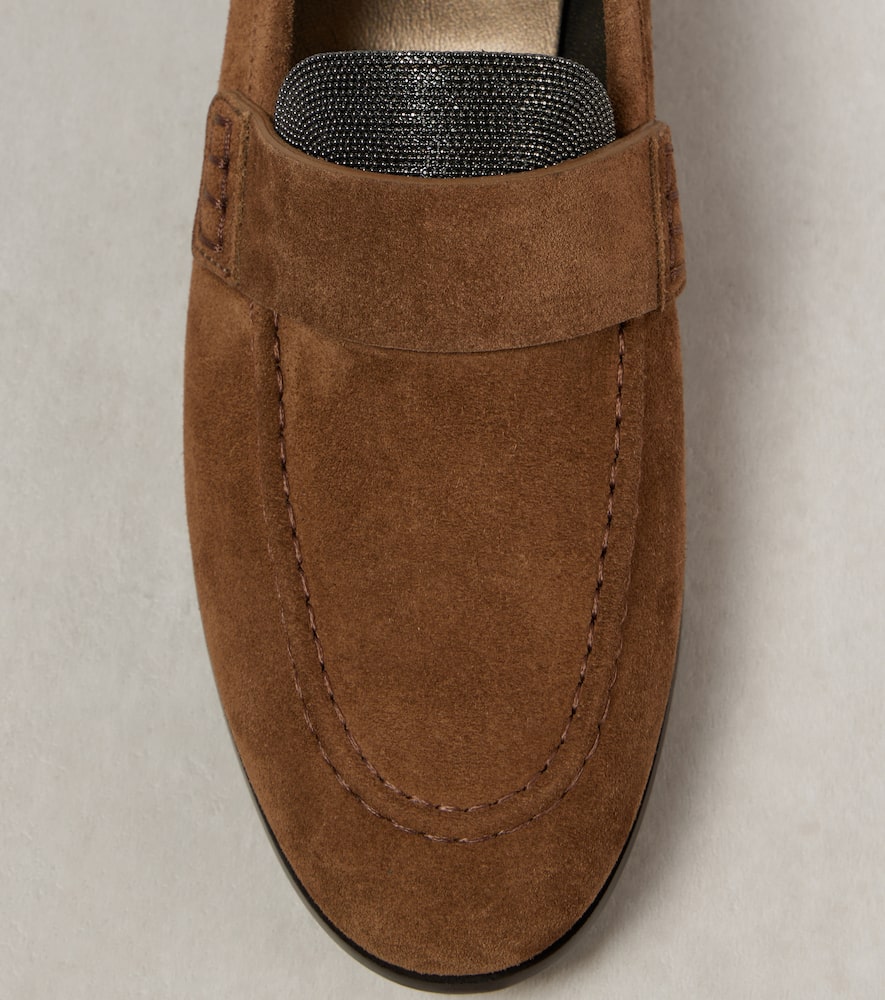 Brunello Cucinelli Monili suede loafers