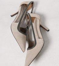 Brunello Cucinelli Monili suede pumps
