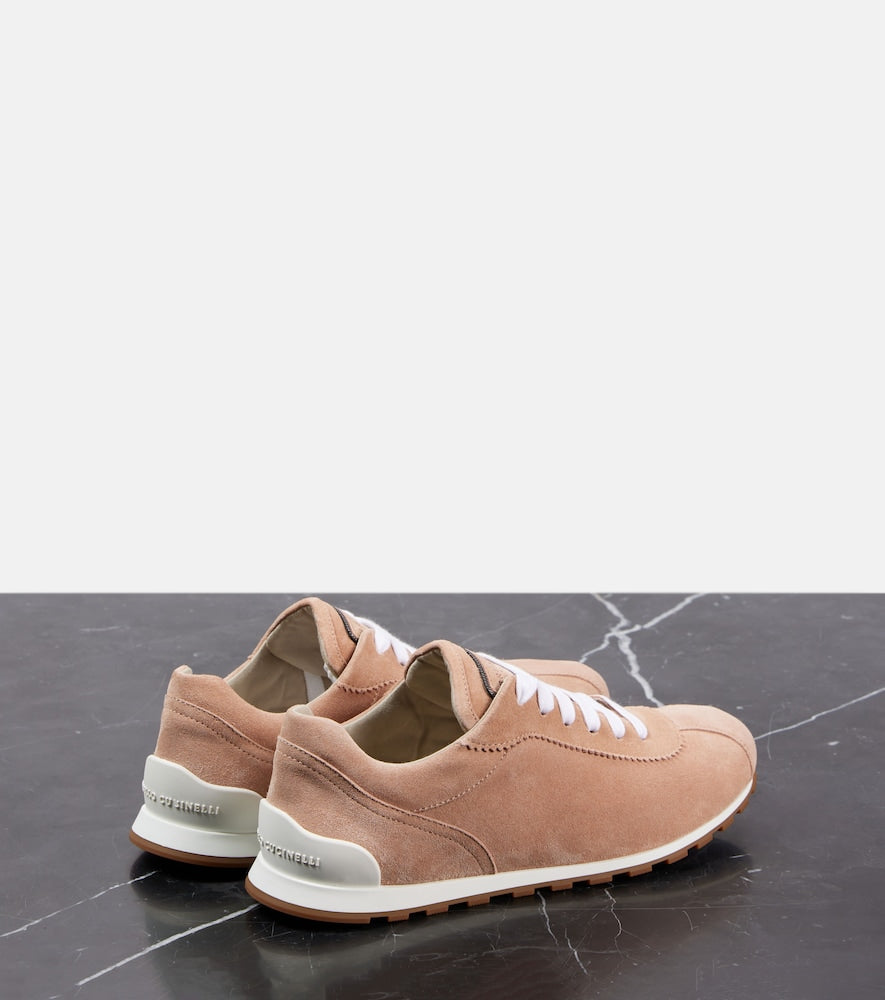 Brunello Cucinelli Monili suede sneakers