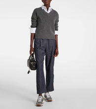 Brunello Cucinelli Monili suede-trimmed sneakers