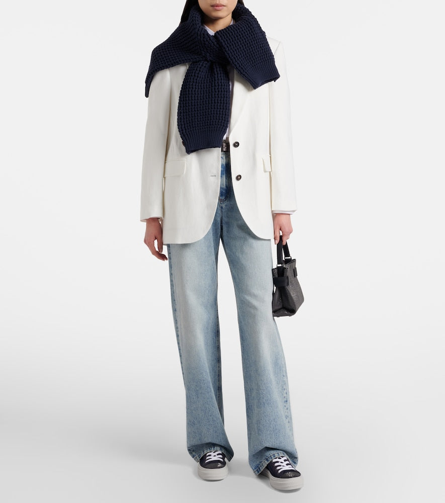 Brunello Cucinelli Monili suede-trimmed sneakers