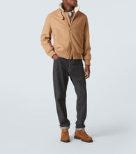 Brunello Cucinelli Padded shearling-trimmed cashmere blouson