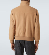 Brunello Cucinelli Padded shearling-trimmed cashmere blouson