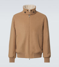 Brunello Cucinelli Padded shearling-trimmed cashmere blouson