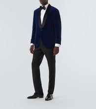 Brunello Cucinelli Paisley cotton velvet tuxedo jacket