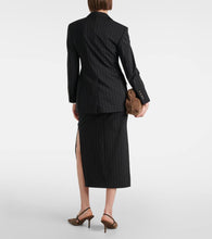 Brunello Cucinelli Pinstripe wool and cotton blazer