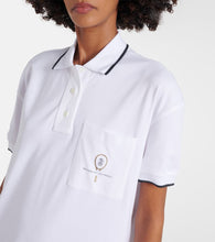 Brunello Cucinelli Pleated cotton polo dress