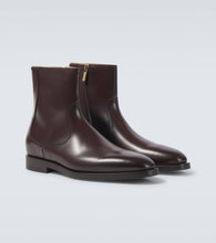 Brunello Cucinelli Polished leather ankle boots