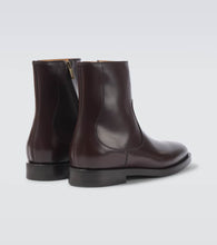 Brunello Cucinelli Polished leather ankle boots