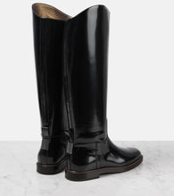 Brunello Cucinelli Polished leather knee-high boots