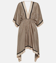 Brunello Cucinelli Printed silk kaftan