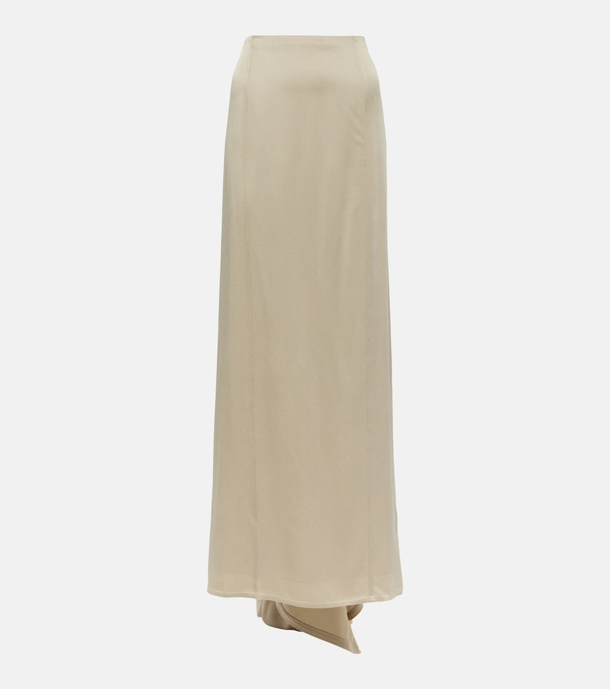 Brunello Cucinelli Satin maxi skirt - Brunello Cucinelli 缎面超长半身裙