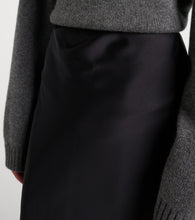 Brunello Cucinelli Satin midi skirt