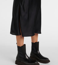 Brunello Cucinelli Satin midi skirt
