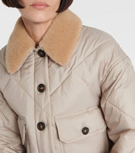 Brunello Cucinelli Shearling-trimmed quilted jacket