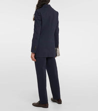 Brunello Cucinelli Single-breasted cotton-blend blazer