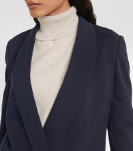 Brunello Cucinelli Single-breasted cotton-blend blazer