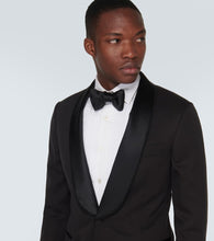 Brunello Cucinelli Single-breasted silk tuxedo jacket