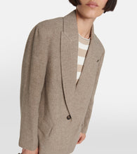 Brunello Cucinelli Single-breasted yak wool blazer