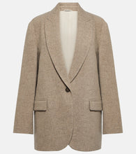 Brunello Cucinelli Single-breasted yak wool blazer