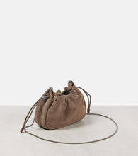 Brunello Cucinelli Softy Small suede crossbody bag