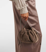 Brunello Cucinelli Softy Small suede crossbody bag