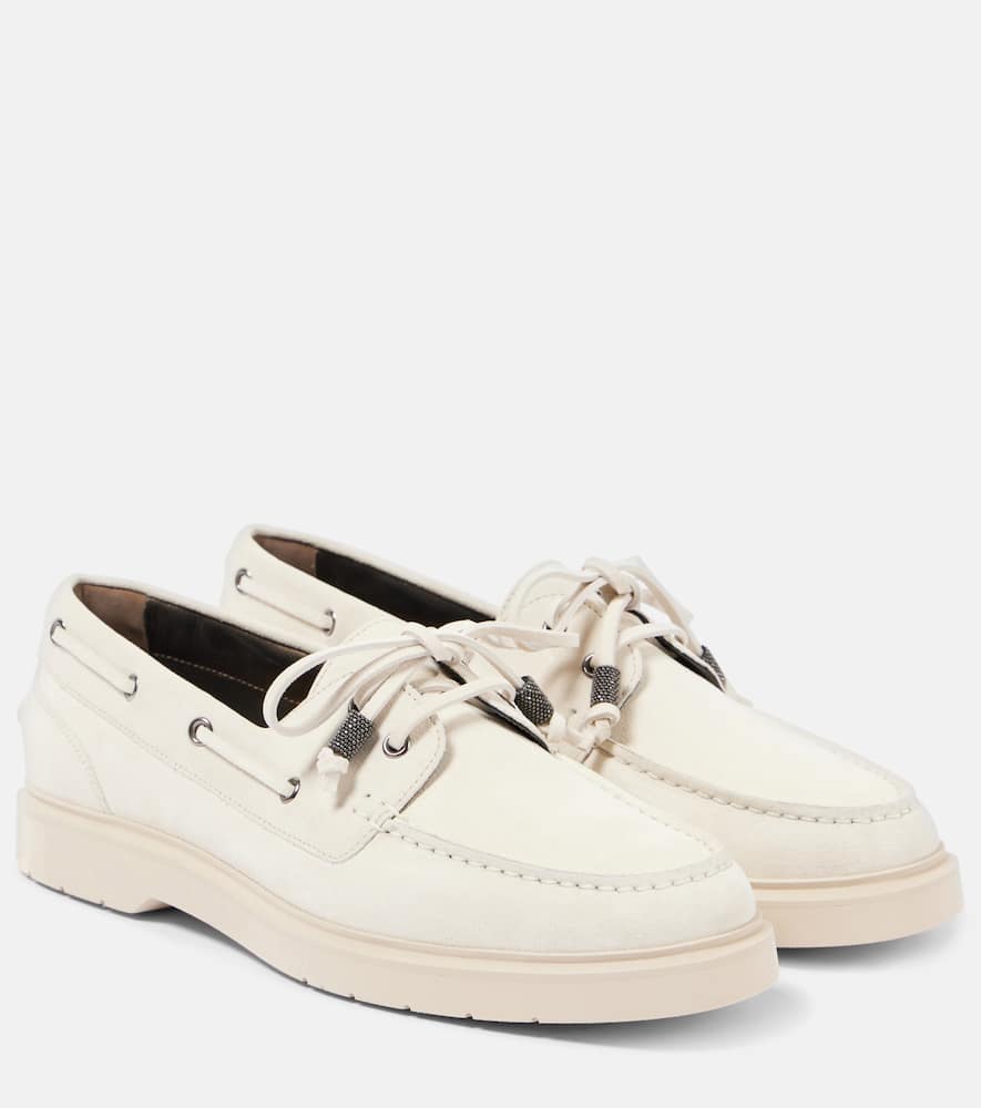 Brunello Cucinelli Suede boat shoes