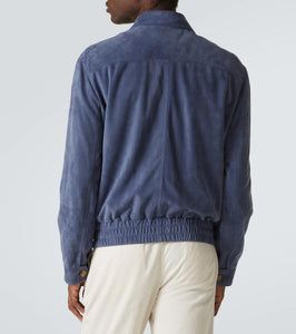 Brunello Cucinelli Suede bomber jacket