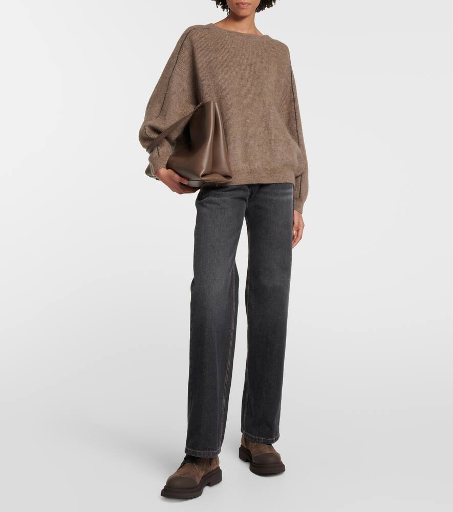 Brunello Cucinelli Suede calfskin ankle boots