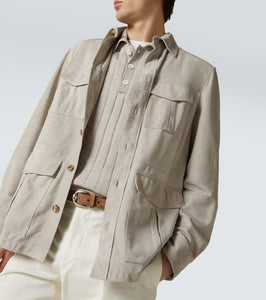 Brunello Cucinelli Suede overshirt