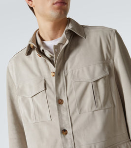 Brunello Cucinelli Suede overshirt