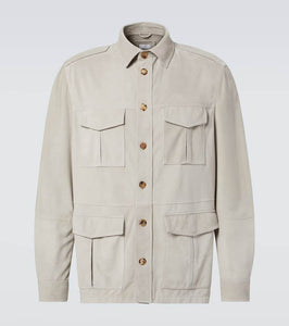 Brunello Cucinelli Suede overshirt