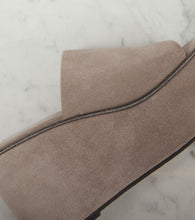 Brunello Cucinelli Suede platform slides