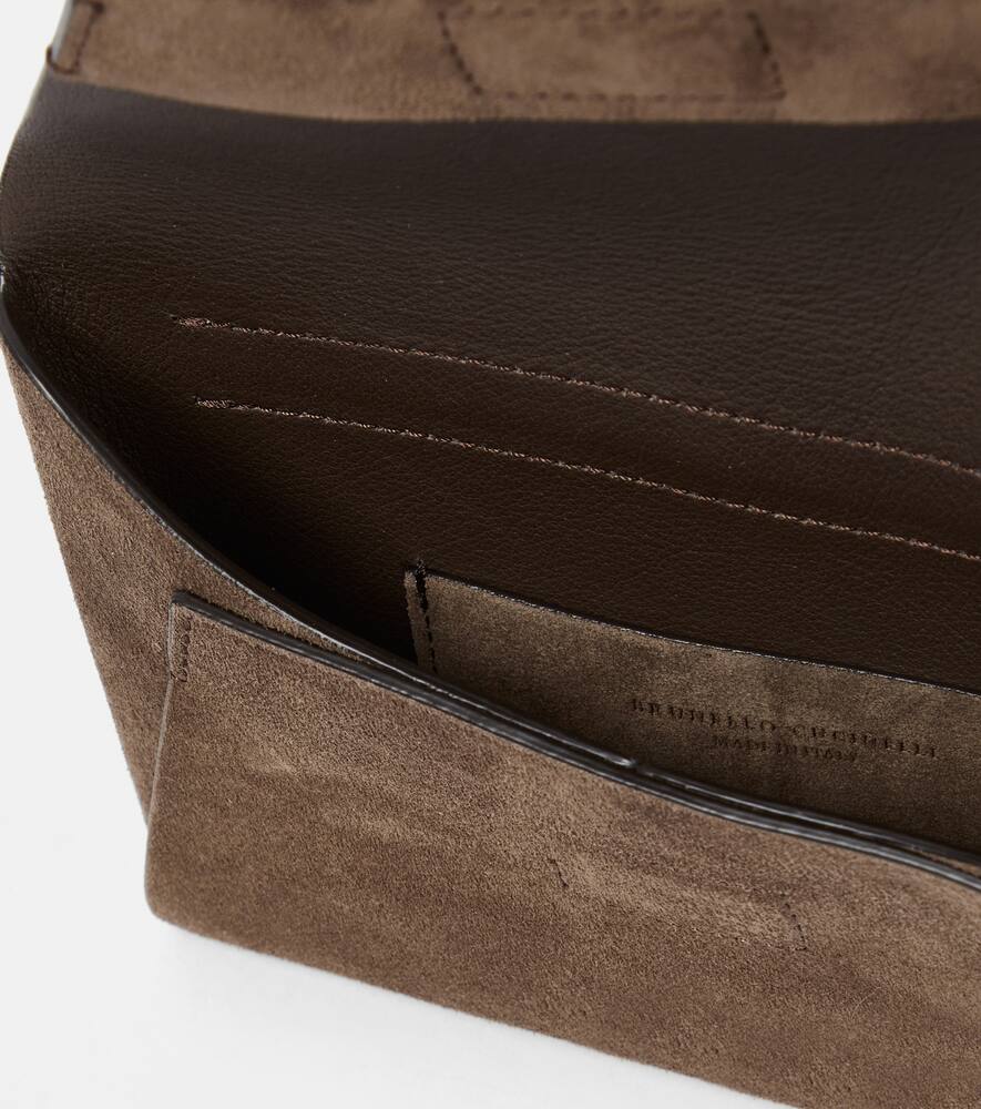 Brunello Cucinelli Suede shoulder bag
