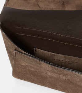 Brunello Cucinelli Suede shoulder bag