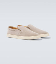 Brunello Cucinelli Suede slip-on sneakers