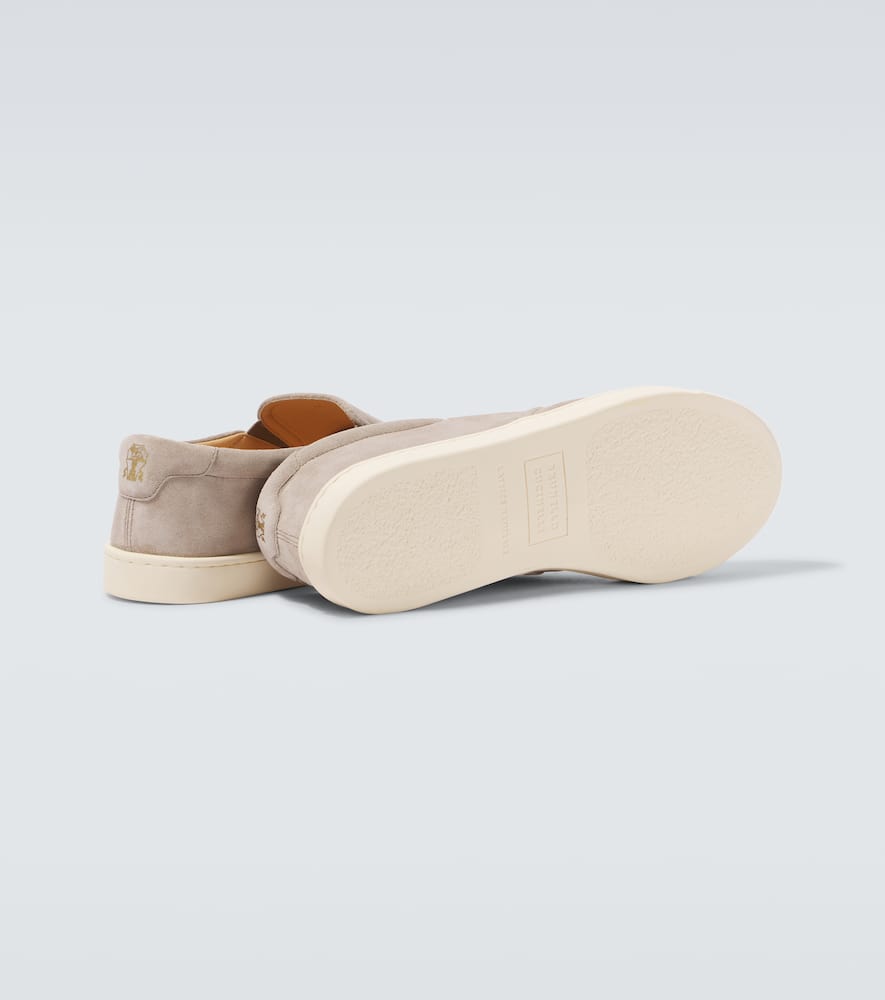 Brunello Cucinelli Suede slip-on sneakers