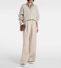 Brunello Cucinelli Suede-trimmed canvas sneakers