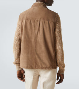 Brunello Cucinelli Suede vest