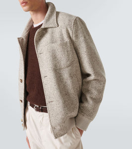 Brunello Cucinelli Virgin wool bomber jacket