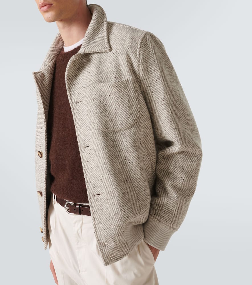 Brunello Cucinelli Virgin wool bomber jacket